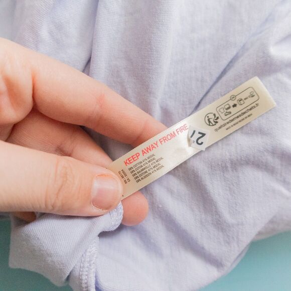 Daily Practice x Anthropologie Purple Tie Front Oversized Shirt Dress Size Small - Picture 8 of 10